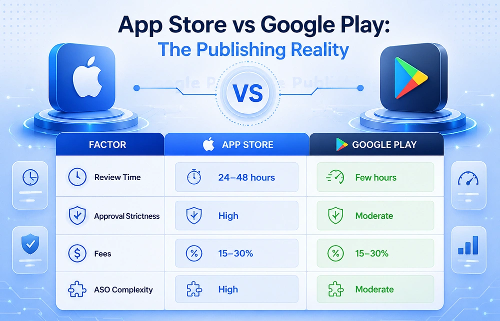 App Store vs Google Play: The Publishing Reality