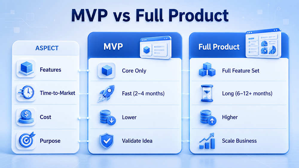 MVP vs Full Product
