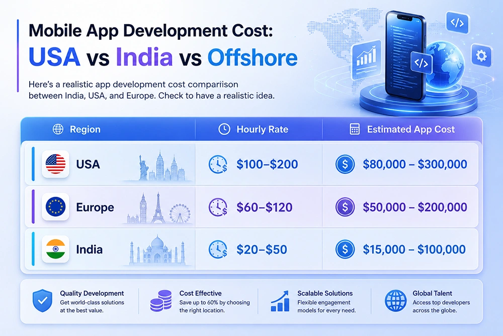 How Much Does Mobile App Development Cost in 2026?