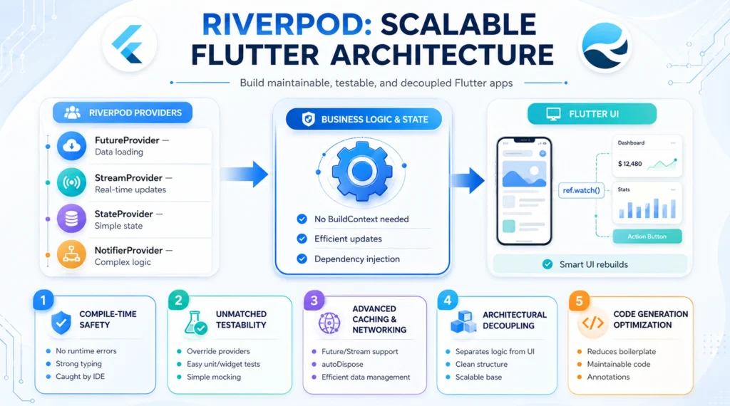 Why Riverpod for Scalable Flutter Apps_