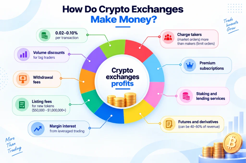 How Crypto Exchanges Make Money