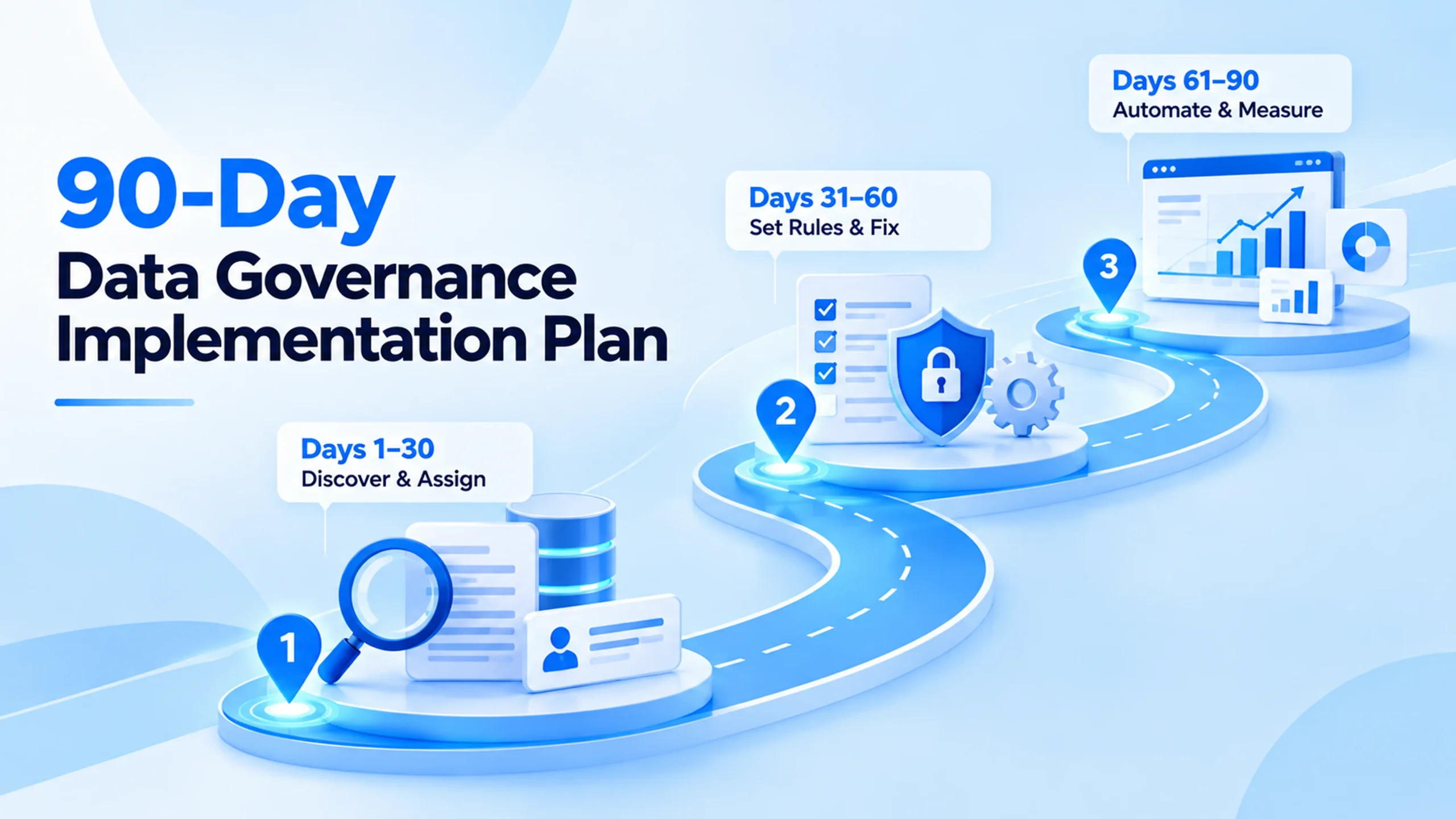 Your 90-day data governance implementation plan